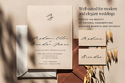 Mycella | Organic Calligraphy Font, a Script Font by Written Word Calligraphy (Thumbnail 7 of 10)