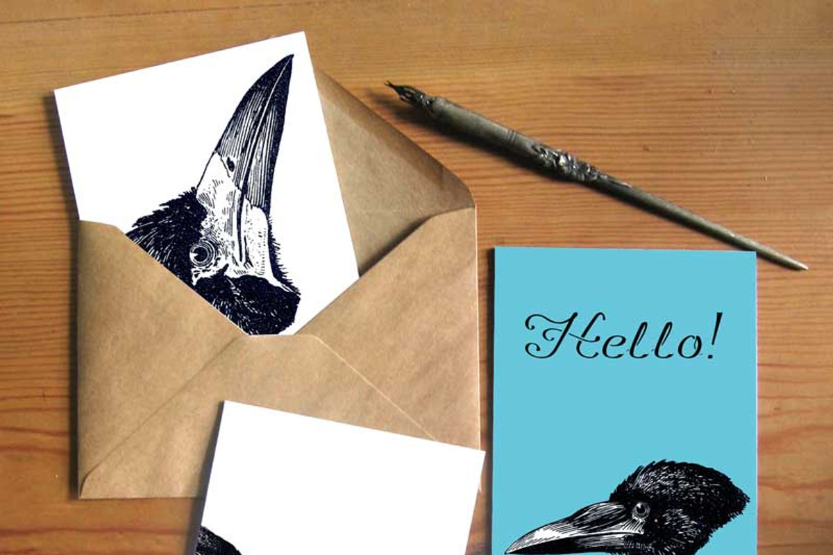 Raven vintage illustrations, an Animal Illustration by zurzur (Photo 3 of 3)