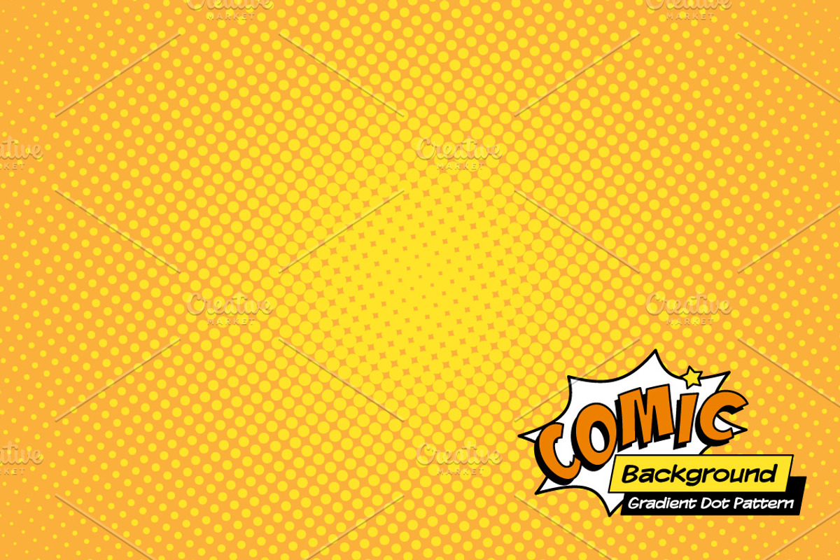 Retro Comic backgrounds, a Texture Illustration by Greeek (Photo 3 of 5)