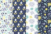 Meadow 100 floral seamless patterns, a Pattern Graphic by DariSmartArt (Thumbnail 29 of 33)