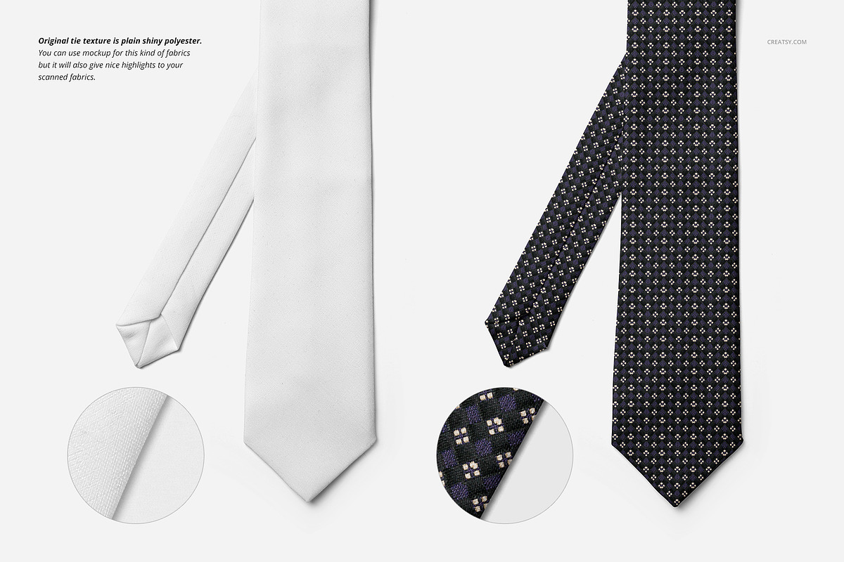 Gentelman Pack v.1: Tie Mockup Set, a Shirt Mockup by creatsy5 (Photo 3 of 15)