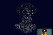Creative Typography Text Portrait FX, an Action Add-On by Studio Retouch (Thumbnail 11 of 11)