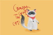 Cemong the Grumpy Cat, an Animal Illustration by Artnivora.Std (Thumbnail 1 of 5)