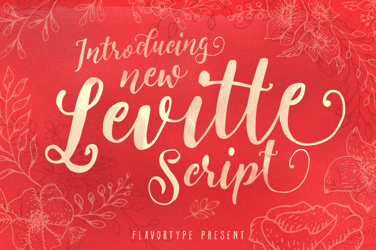 Levitte Script, a Script Font by Flavortype (Photo 1 of 5)