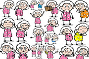 Grandmother ~ Cartoon Character Set, a Person Illustration by The Toon Company (Thumbnail 11 of 12)