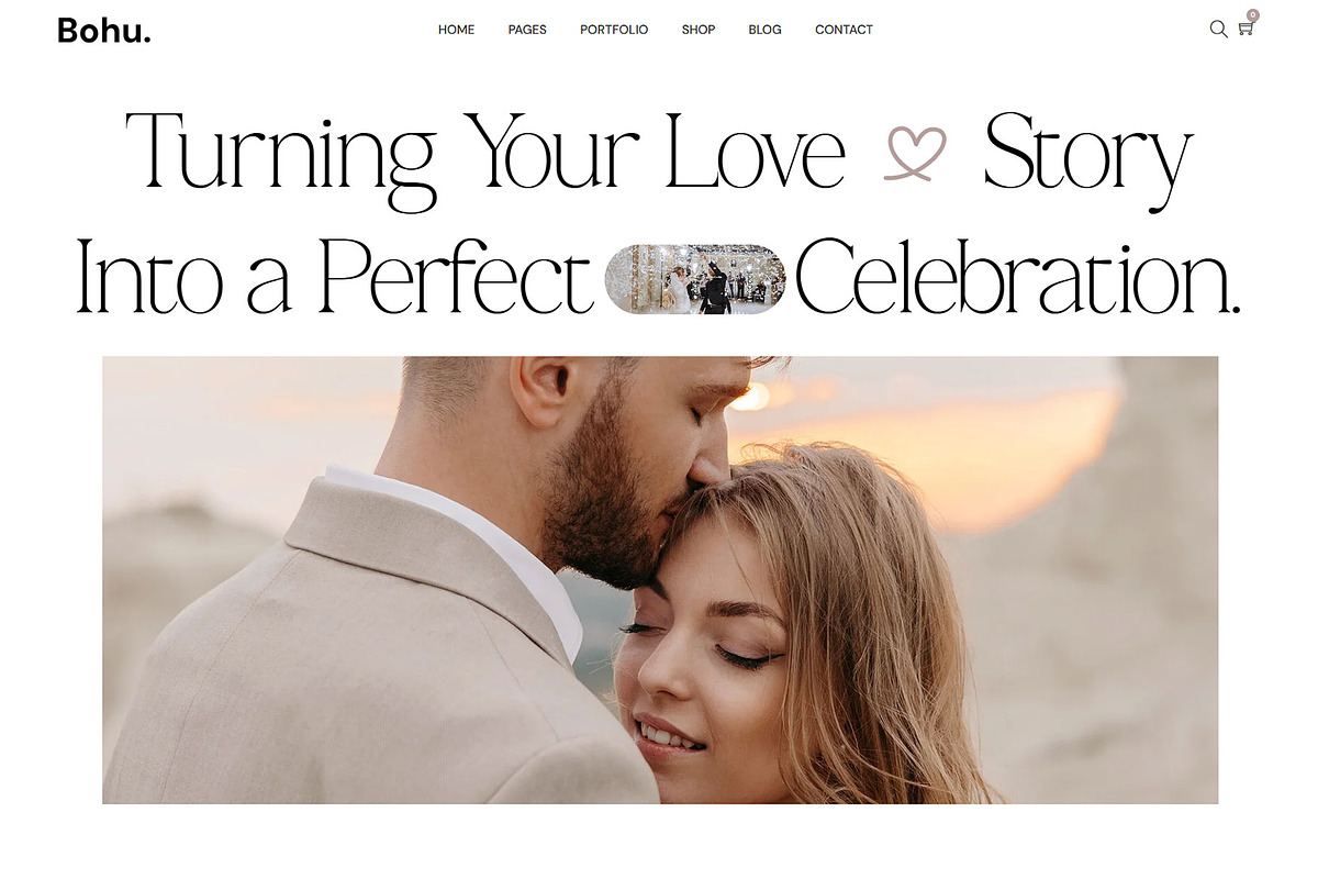 Bohu – Wedding WordPress Theme, a WordPress Template by NaimaAnjum (Photo 4 of 5)