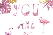 -20% Tender Flamingo Alphabet, an Illustration by Cat In Colour (Thumbnail 10 of 10)