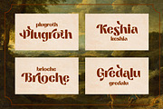 Brown Bridge | Art Deco Display Font, a Sans Serif Font by Ekahermawan (Thumbnail 8 of 15)