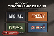 Horror Slasher SVG Lettering Pack, an Object Graphic by NH graphic (Thumbnail 1 of 3)