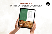 Green Recipe Pages Canva Template, a Poster Template by Digital By Nikoleta (Thumbnail 8 of 9)