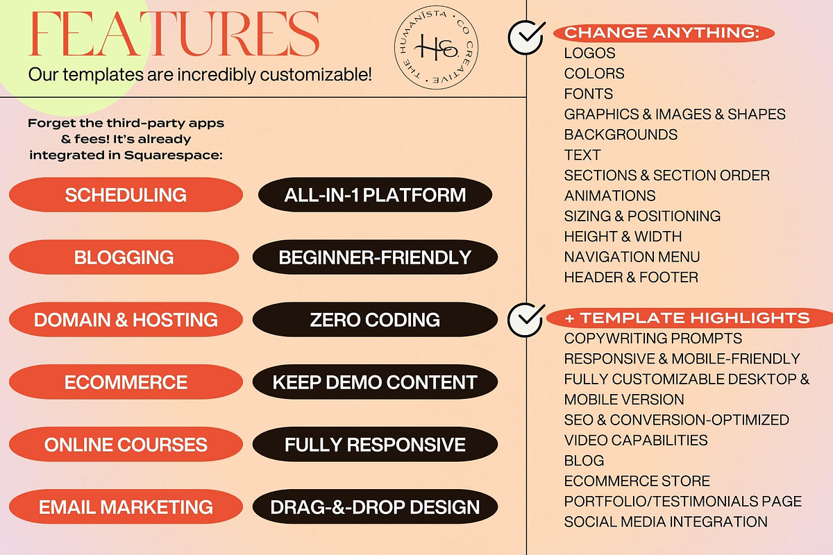Empress Squarespace Website Template, a Squarespace Template by The Humanista Co. (Photo 14 of 20)