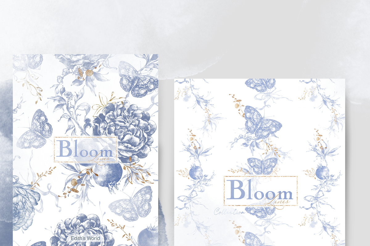 Flowers victorian baroque bundle, a Decorative Illustration by Edith’s World (Photo 7 of 9)