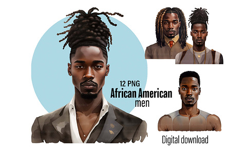 Black man clipart