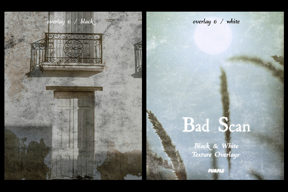 Bad Scan: Black & White Overlays, a Texture Graphic by Purple (Photo 10 of 21)