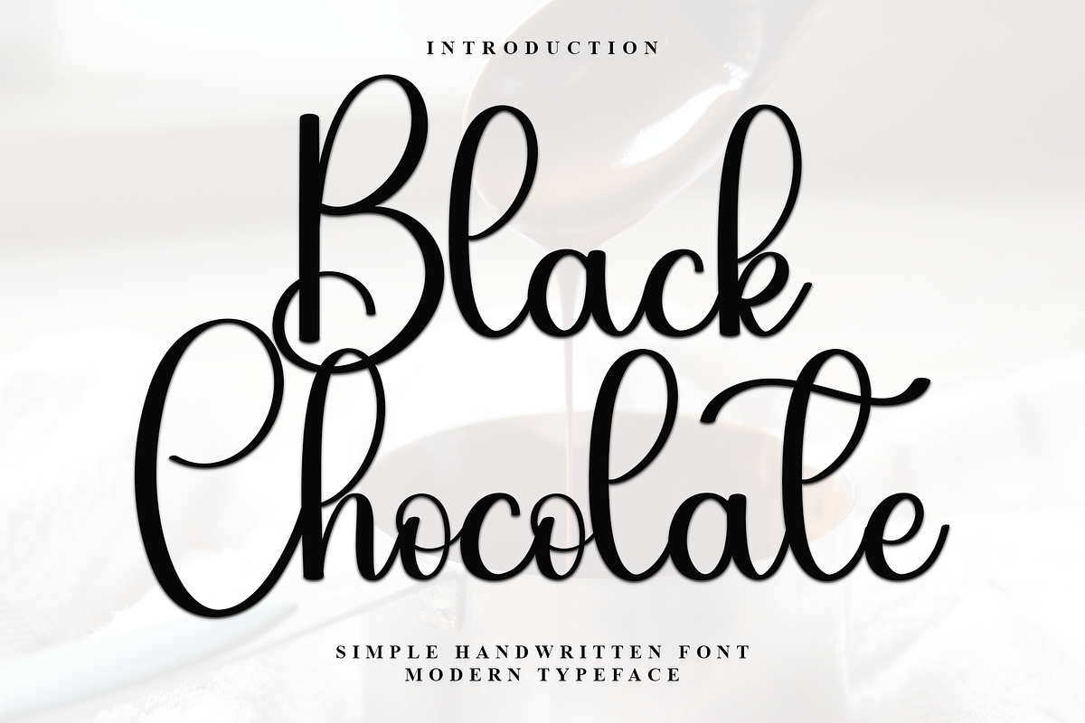 Black Chocolate, a Handwritten Font by InermediaSTUDIO (Photo 1 of 7)