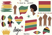 Black History Month PNG Sublimation, a Decorative Illustration by ClipArtTime (Thumbnail 4 of 10)