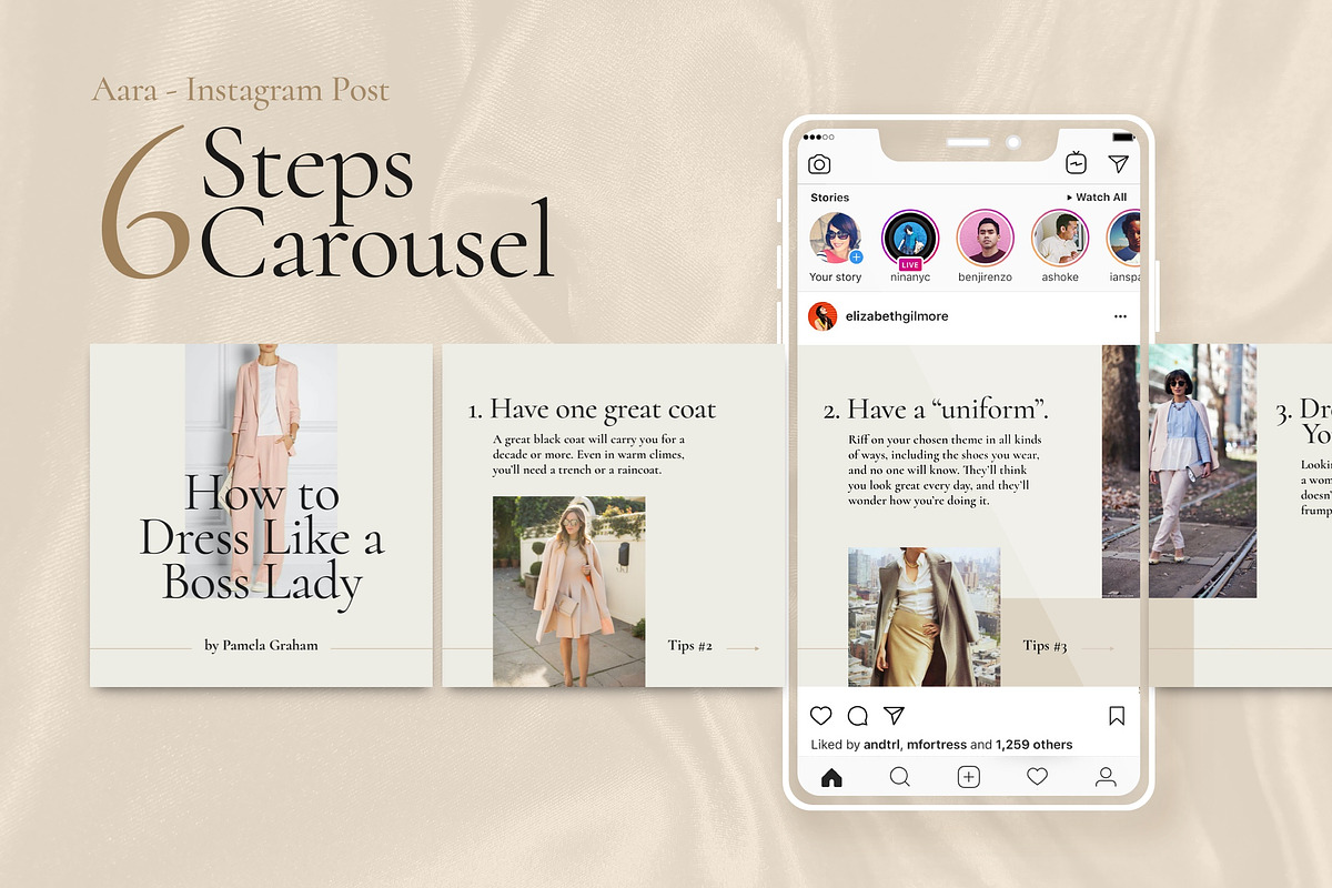 CANVA Instagram Stories & Post, a Social Media Template by Kreativ Space