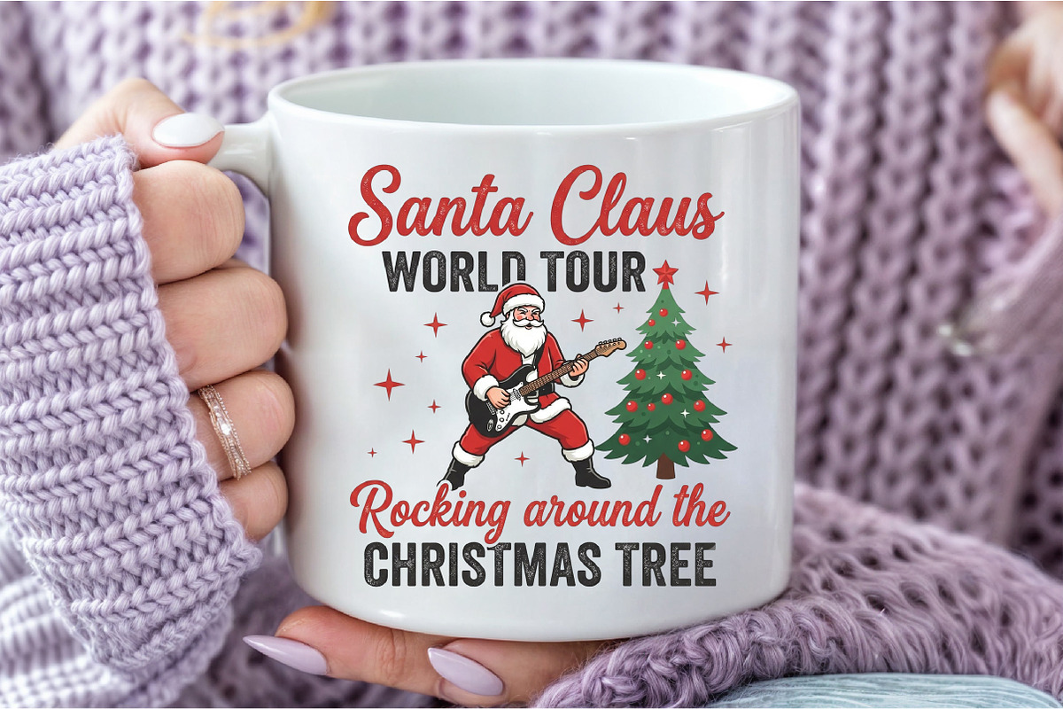 Retro Santa Claus design Png, a Seasonal Illustration by DreamCafeArt (Photo 7 of 7)