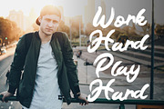 Dowilas - Handwritten Brush Font, a Handwritten Font by Dhabee (Thumbnail 9 of 15)