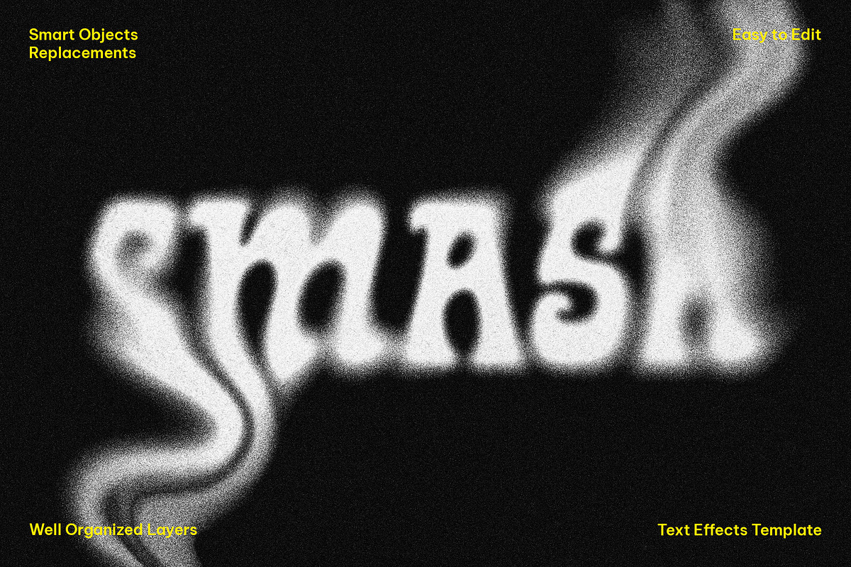 Dissolving Grain Text Effect, a Layer Style Add-On by dokudokunomi (Photo 1 of 4)