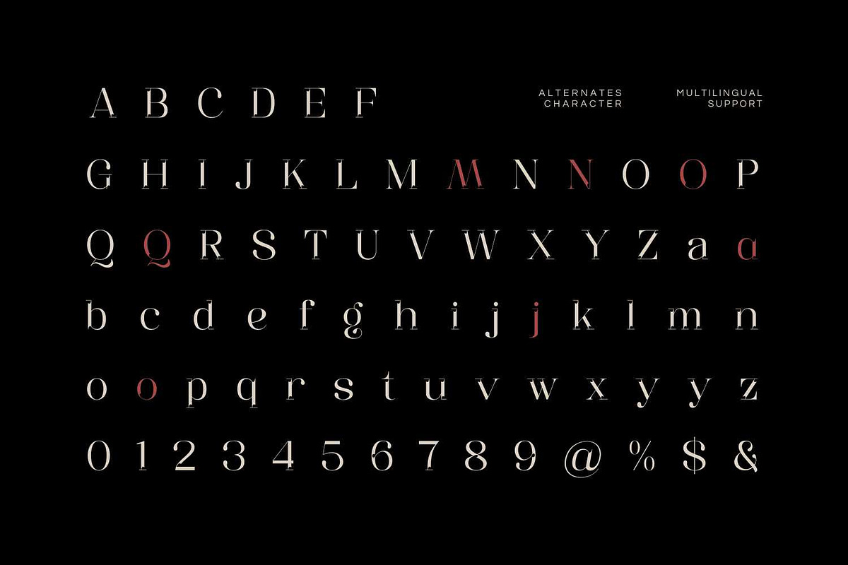 Paes Qimoe - Modern Luxury Serif, a Serif Font by Imoodev (Photo 5 of 5)