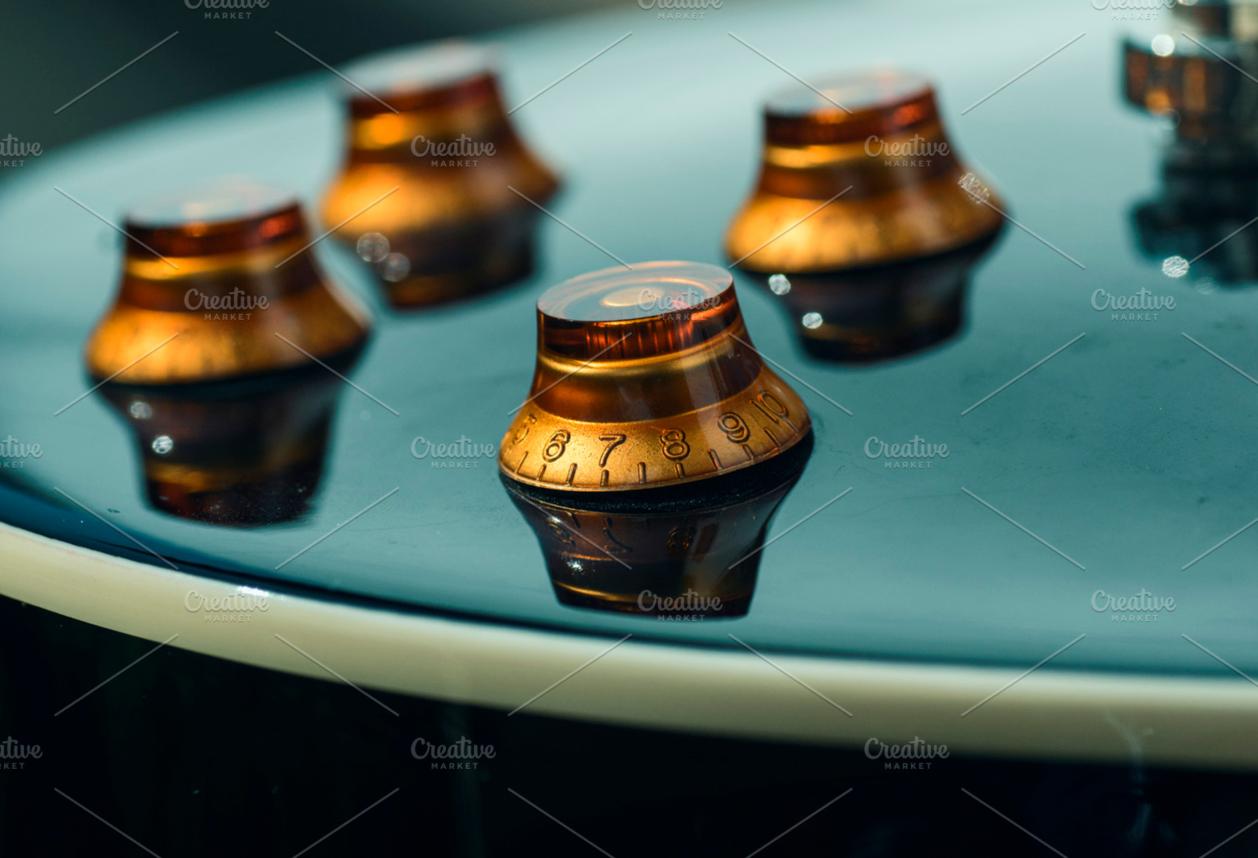 Les Paul Guitar Knobs, a Photo by Photo shack