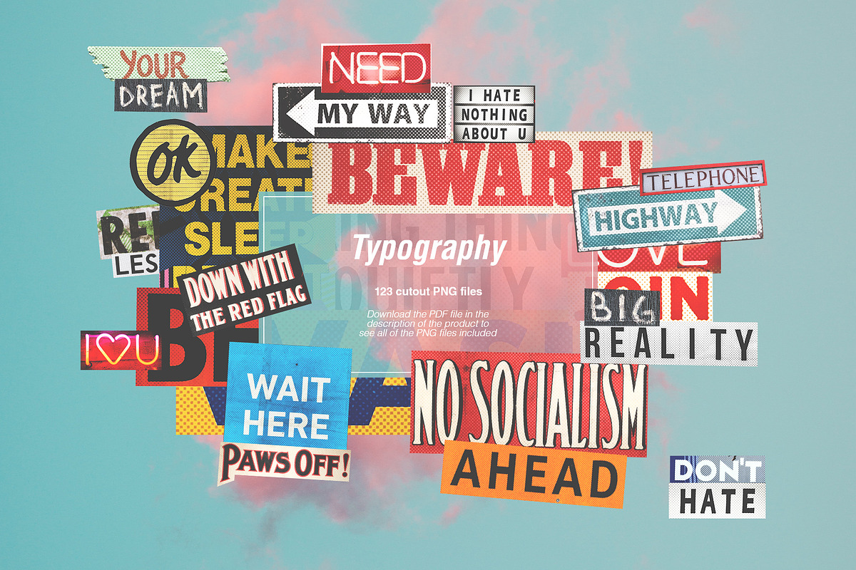 Collage Creator - 1400+ Cutouts, an Object Graphic by Graphicdome (Photo 37 of 47)