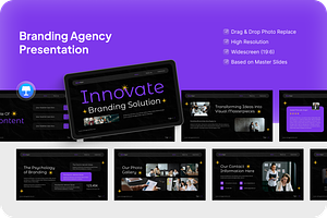 Innovate Branding Solutions Keynote, a Presentation Template by Annora Studio