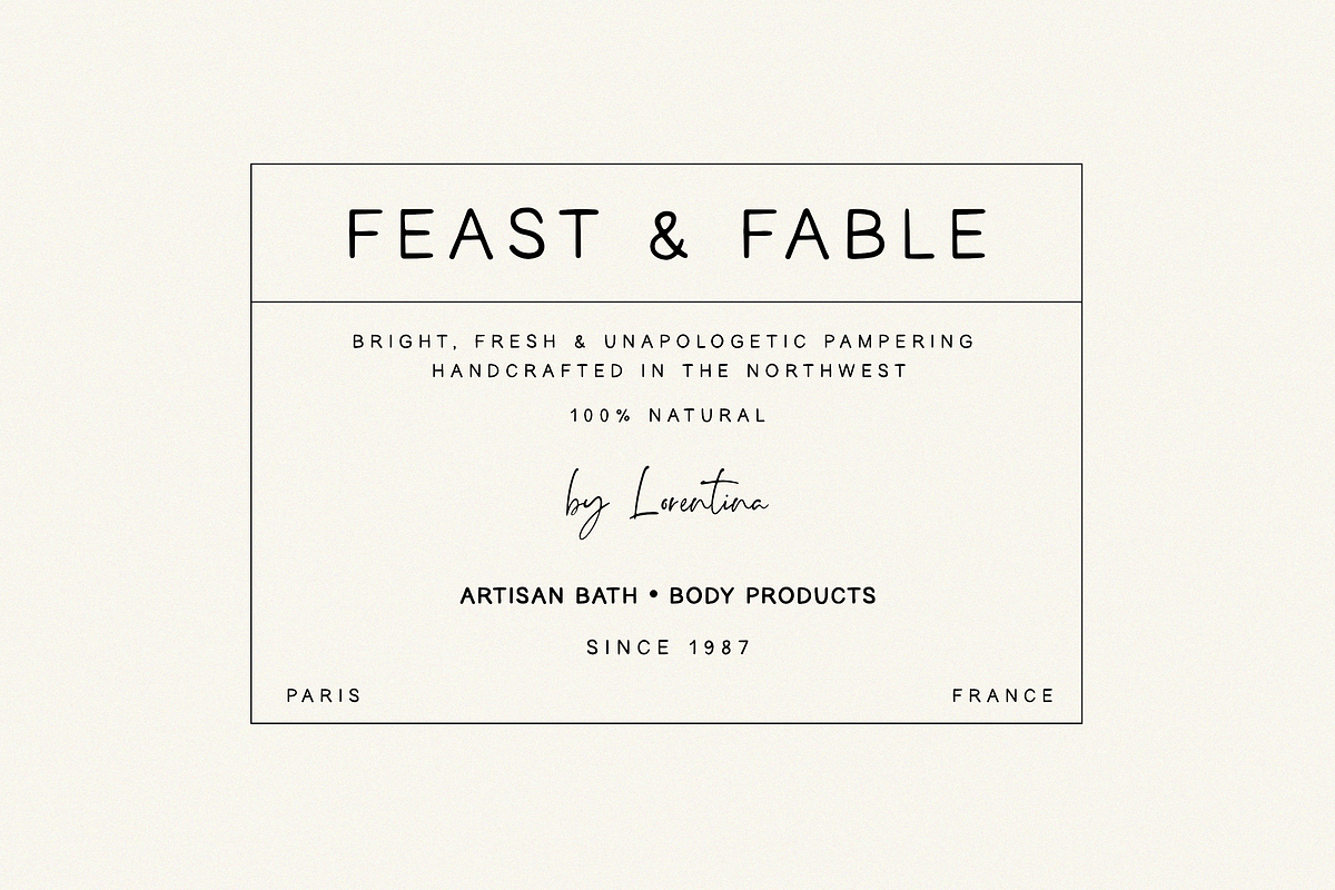 Francesca Handlettered Sans, a Sans Serif Font by elvinova (Photo 6 of 6)