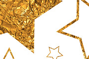 Gold foil stars clipart, an Object Graphic by SweetRenieDesigns (Thumbnail 4 of 4)
