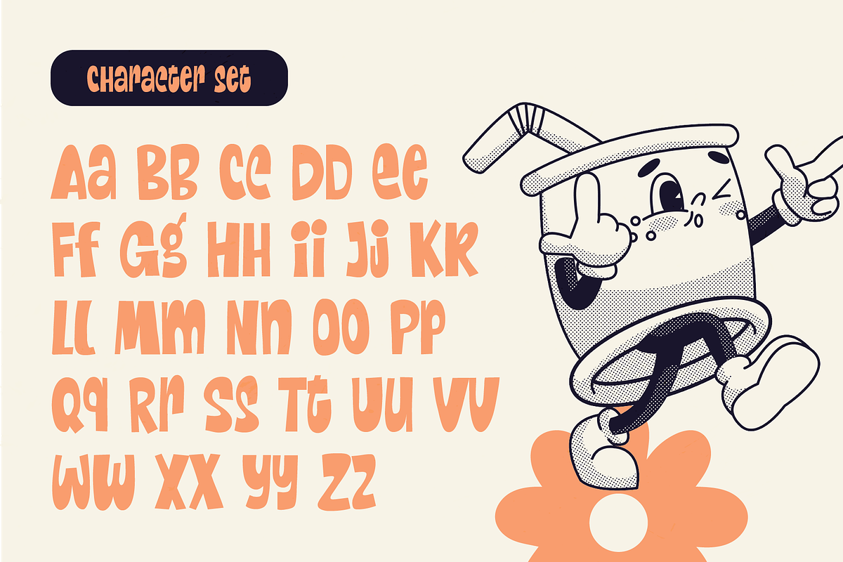 Castoori - A Playful Retro Font, a Handwritten Font by Tiptop Graphic (Photo 3 of 10)