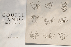 Couple Hands Set Collection #2