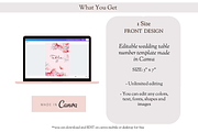 Asian Floral Table Number-B5A, an Invitation Template by YeeqsWedding (Thumbnail 2 of 4)