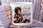 Witchy Glam Girl Sublimation PNG, a Person Illustration by Rose Art (Thumbnail 4 of 4)