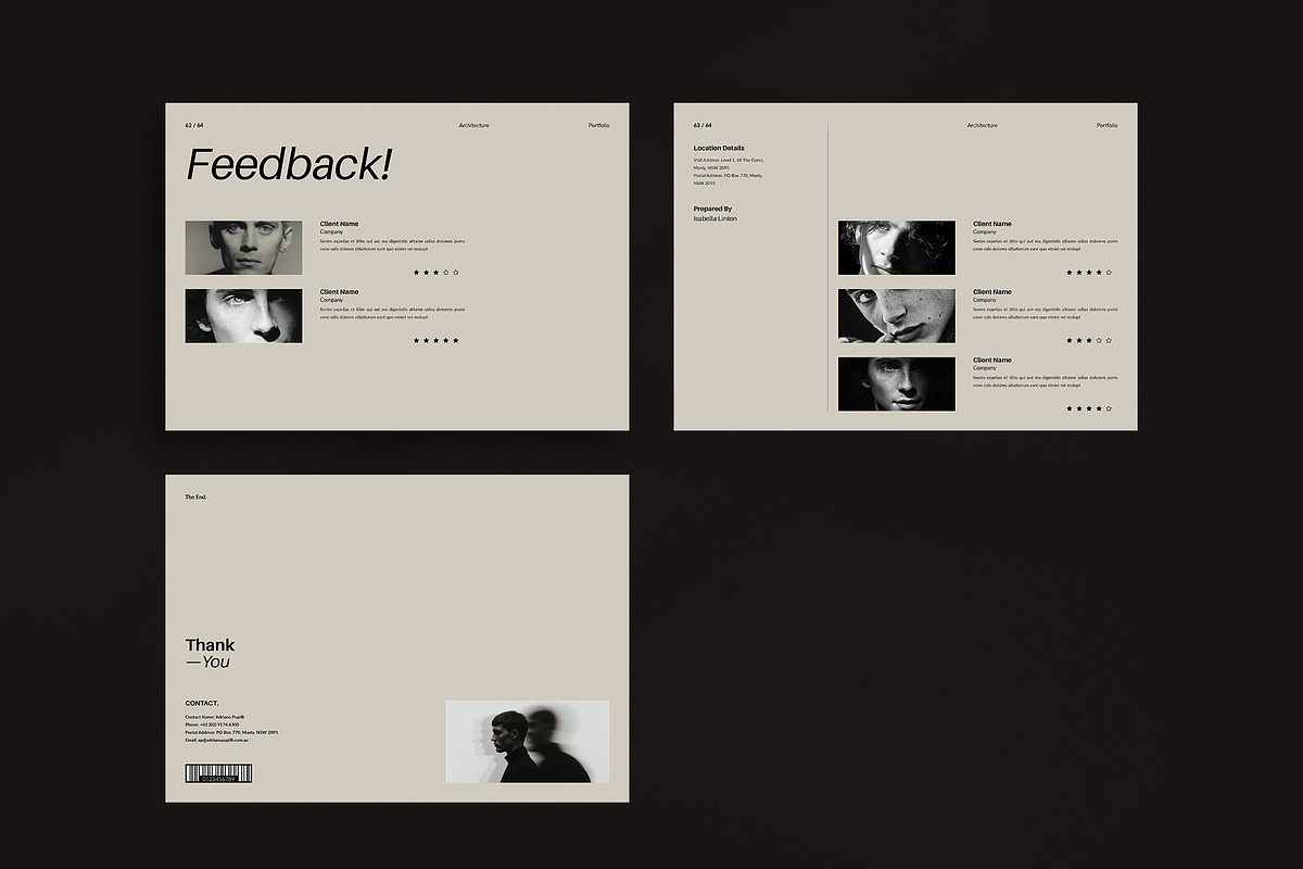 Architecture Portfolio Landscape, a Brochure Template by TemplateFolio-Shop (Photo 16 of 18)