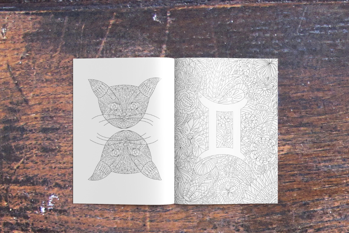 Zodiac Coloring Book, a Graphic by Lana Samokhina (Photo 7 of 15)