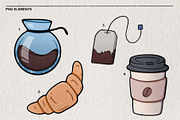 Breakfast set 4 PNG, a Food Illustration by LOKSKIH (Thumbnail 3 of 3)