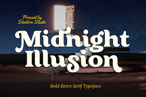 Midnight Illusion - Bold Retro Serif