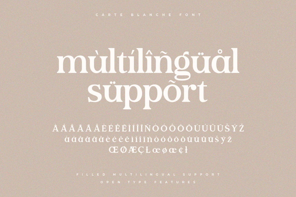 Carte Blanche | Stunning Serif Font, a Serif Font by Pentagonistudio (Photo 9 of 10)