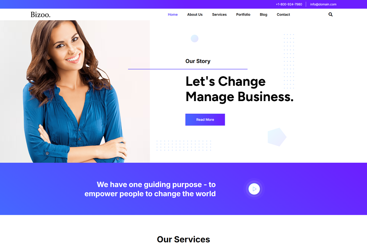 Bizoo - Corporate Elementor Kit preview 3