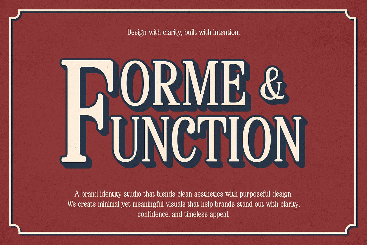 Helvine 3D, a Serif Font by Craft Supply Co. (Photo 3 of 8)