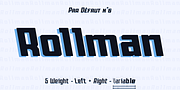 Rollman, a Sans Serif Font by Par Défaut (Thumbnail 1 of 9)