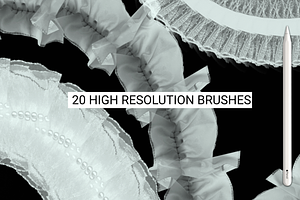 20 Ribbons Brushes Procreate