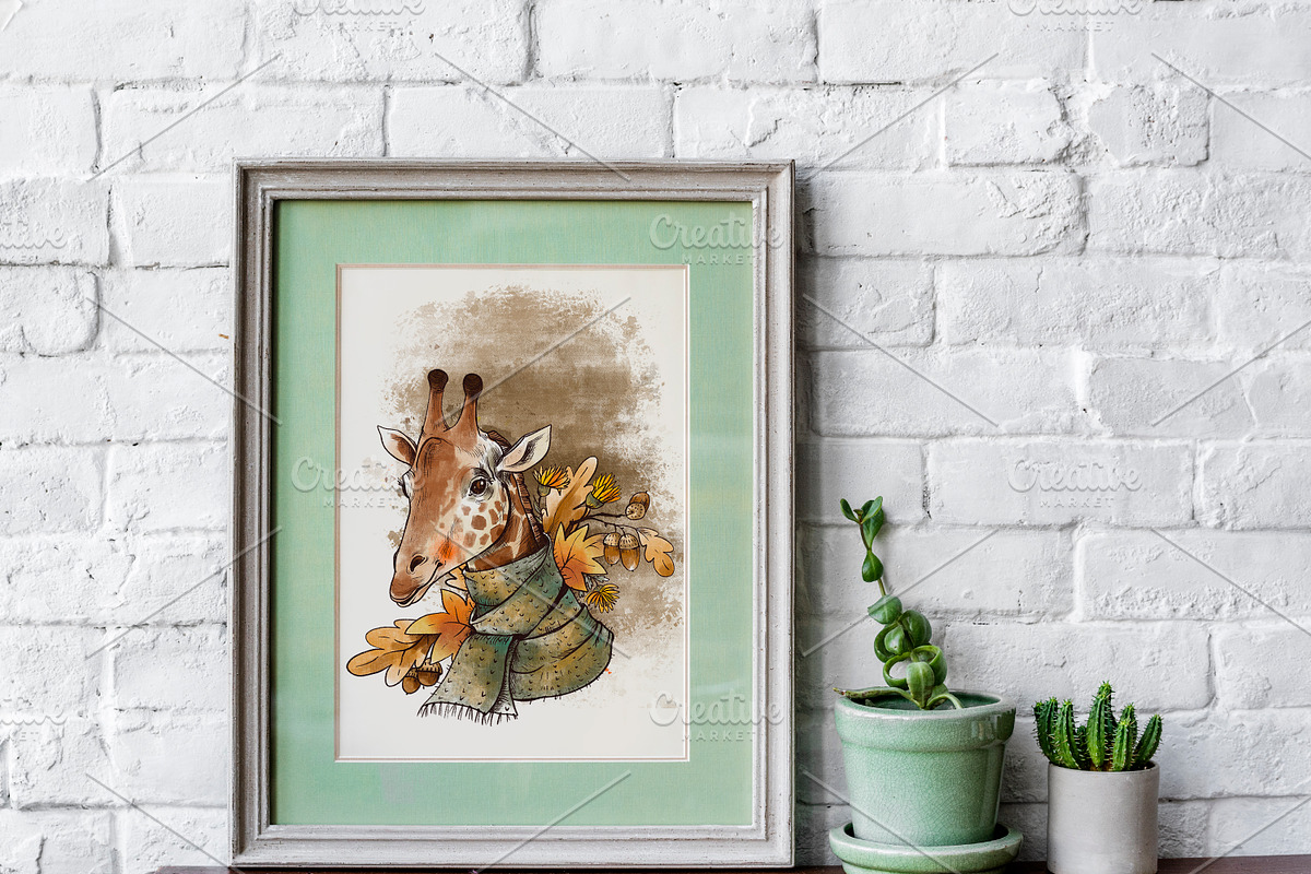Fall animals clipart, an Animal Illustration by Belusuab (Photo 9 of 10)