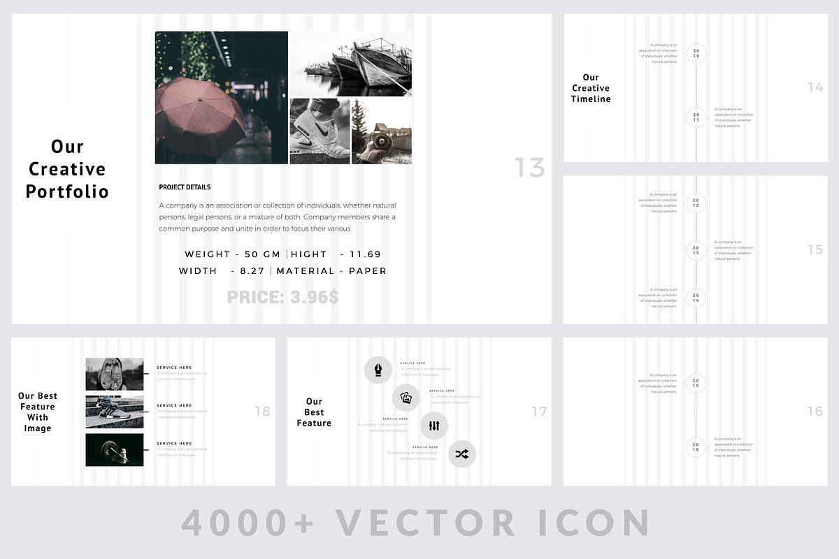 Minimalism PowerPoint Template, a Presentation Template by ZAAS (Photo 6 of 11)