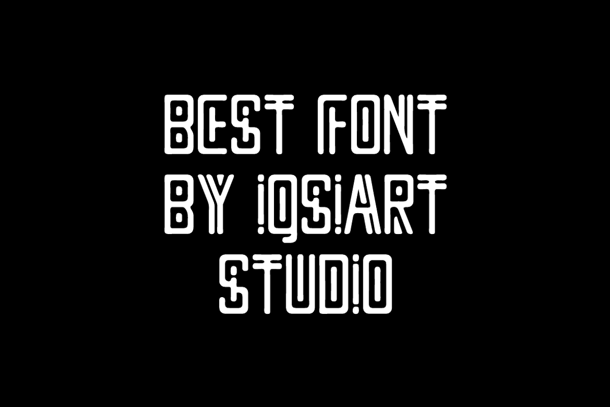 African Gribald - Greek Font, a Sans Serif Font by Iqsiart Studio (Photo 3 of 6)