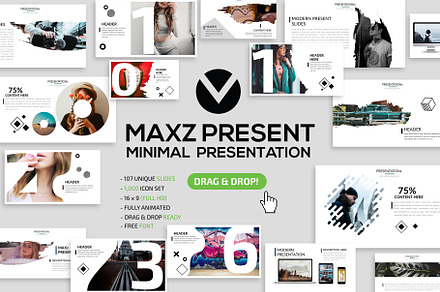 Maxz Minimal Keynote templates