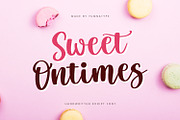 Sweet Ontimes, a Handwritten Font by yumnatype (Thumbnail 1 of 10)
