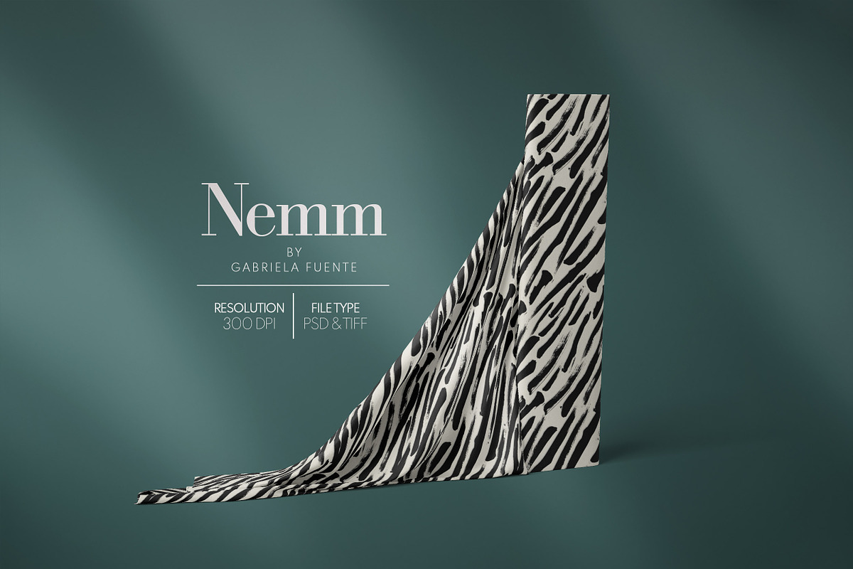 Nemm - Abstract animal Pattern, a Pattern Graphic by The_Brush_Shop (Photo 3 of 4)