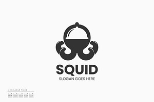 Squid Restaurant Logo, a Branding & Logo Template by Zeer Graphic